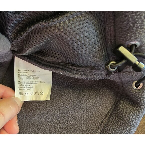 Timberland Mens Fleece Jacket XL Full-Zip Gray Polyester - Picture 4 of 10